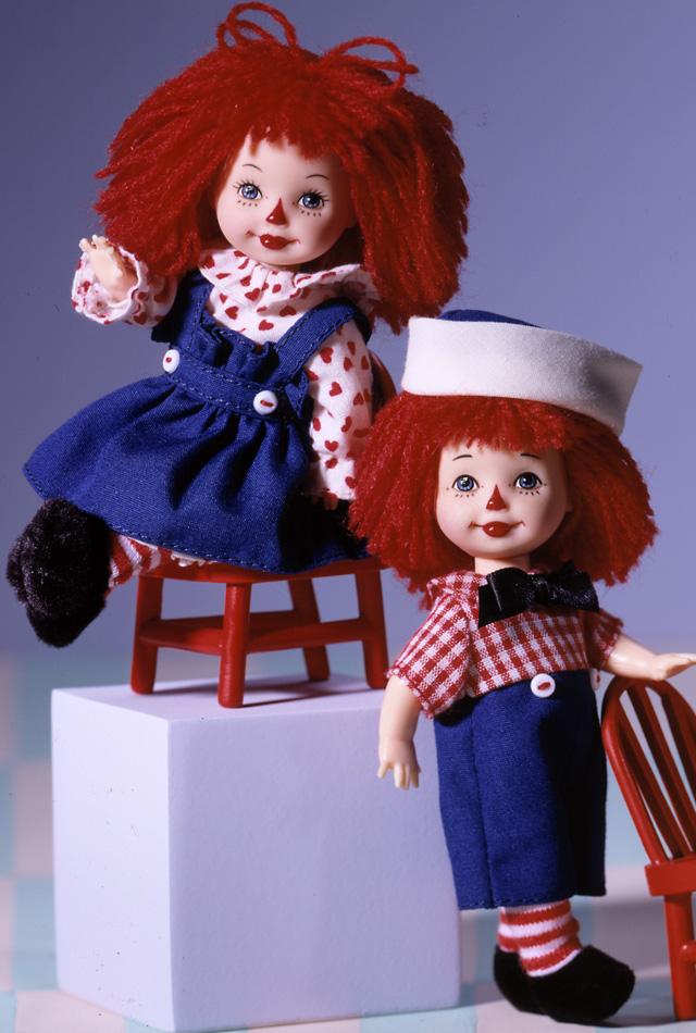 Kelly and Tommy as Raggedy Ann and Andy